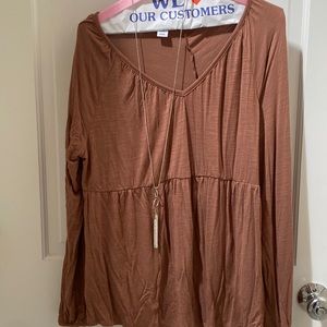 Old Navy Maternity long sleeve shirt, medium